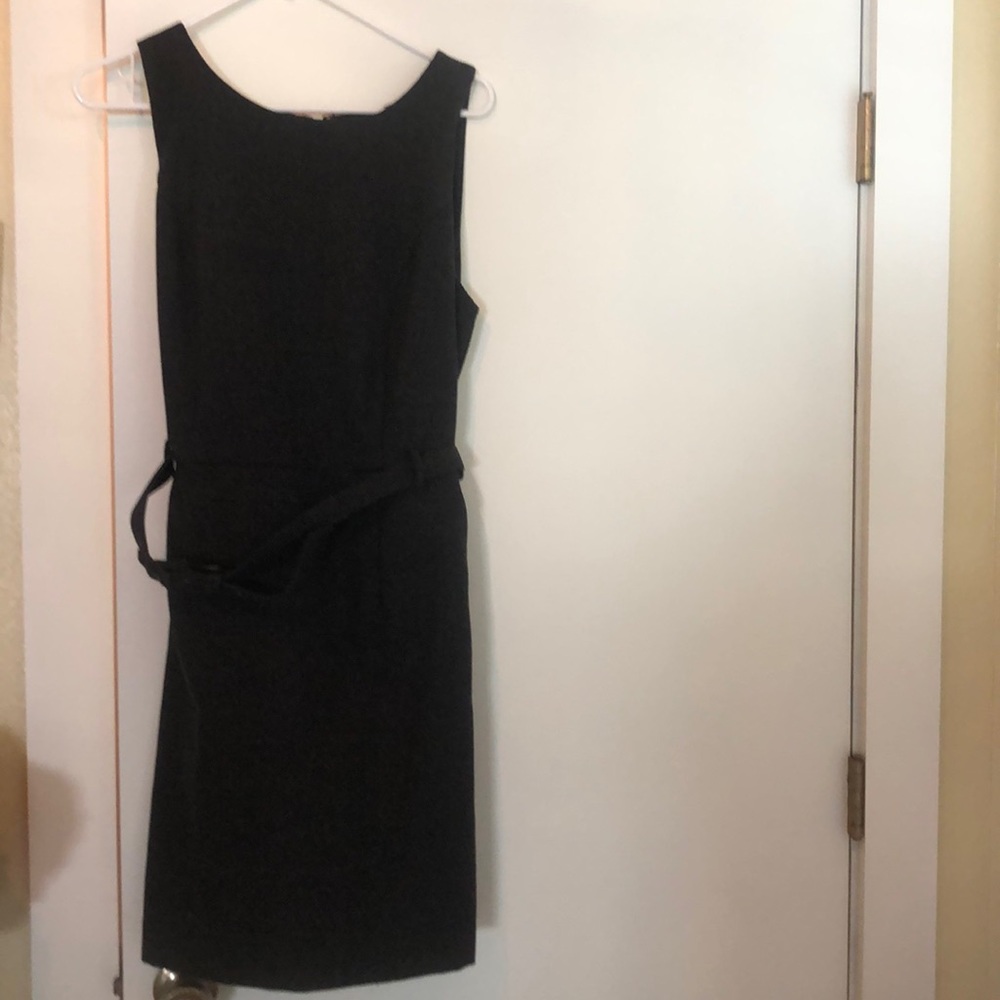 Banana Republic belted lined dress